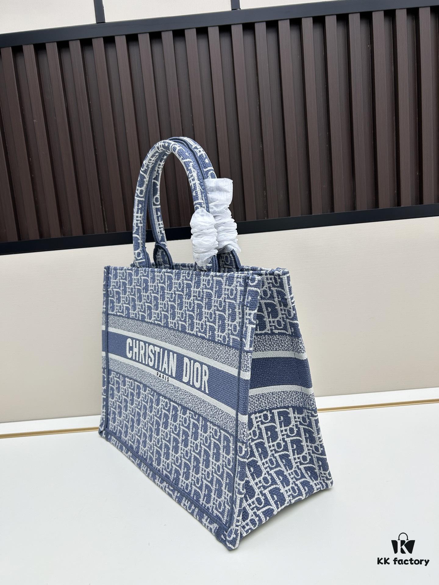 Authentic Dior Book Tote, Large and Medium Size