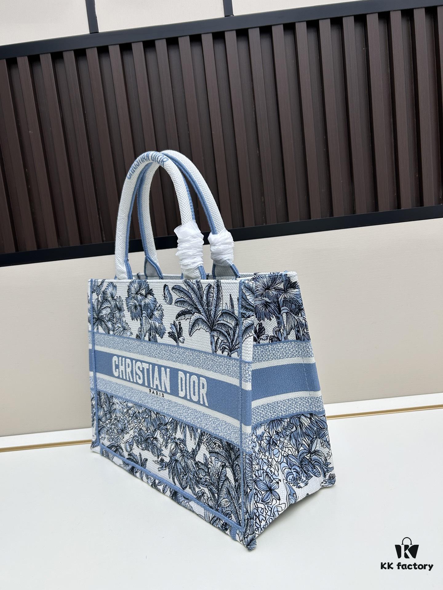 Authentic Dior Book Tote, Large and Medium Size