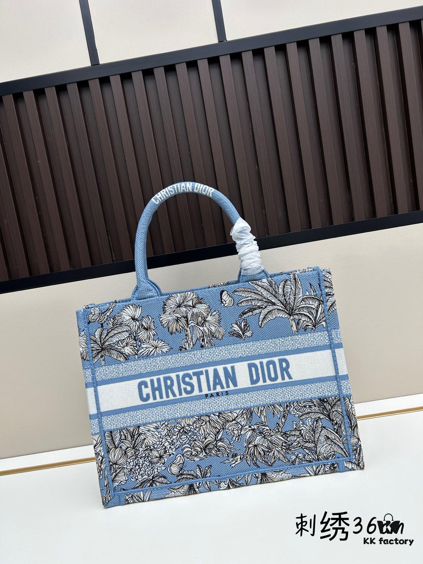 Authentic Dior Book Tote, Large and Medium Size