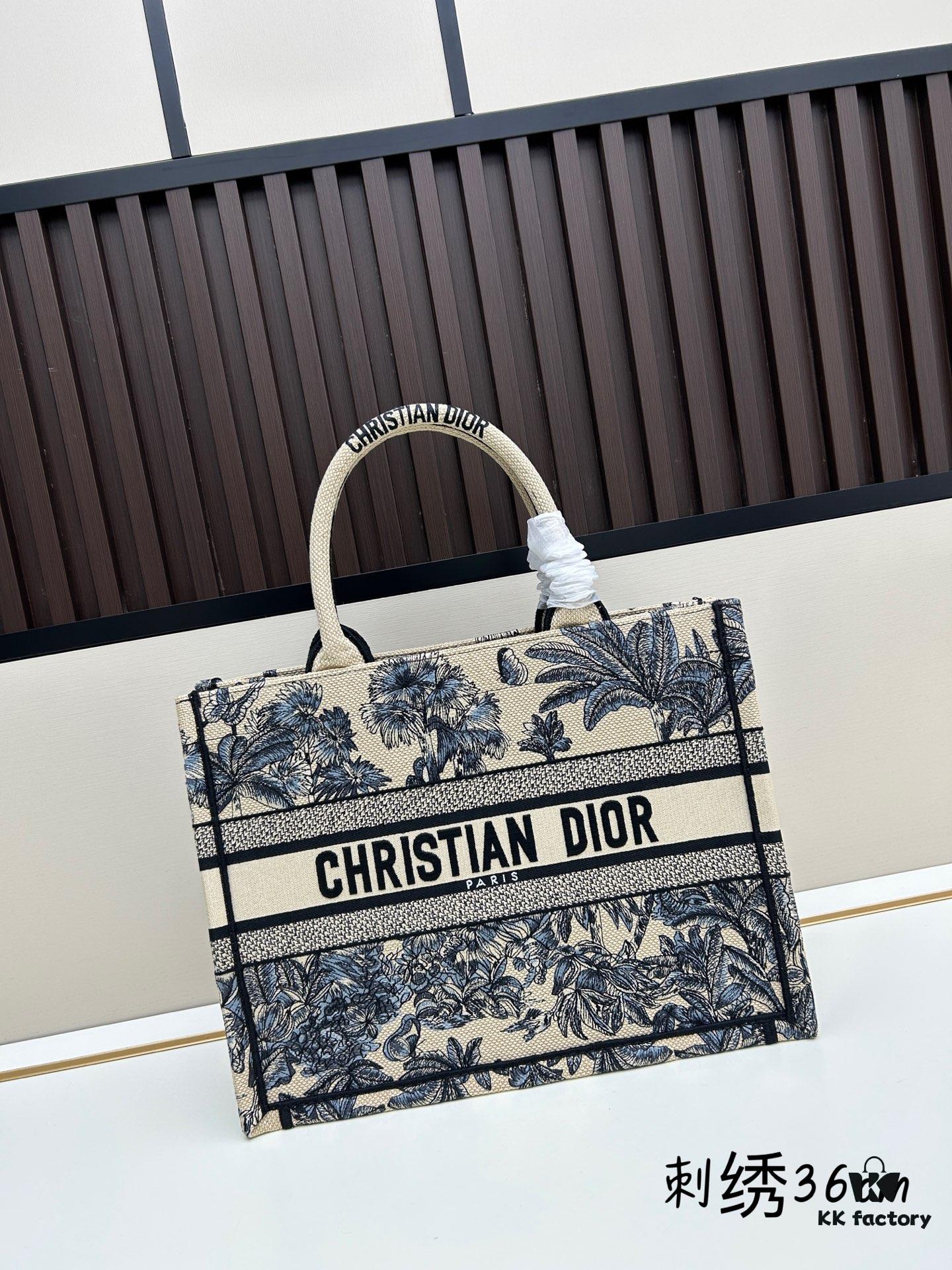 Authentic Dior Book Tote, Large and Medium Size
