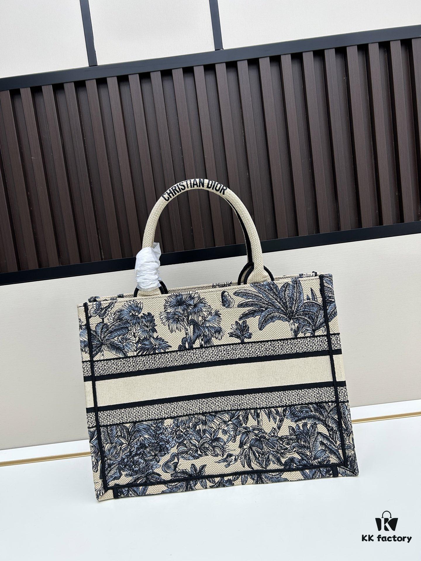 Authentic Dior Book Tote, Large and Medium Size