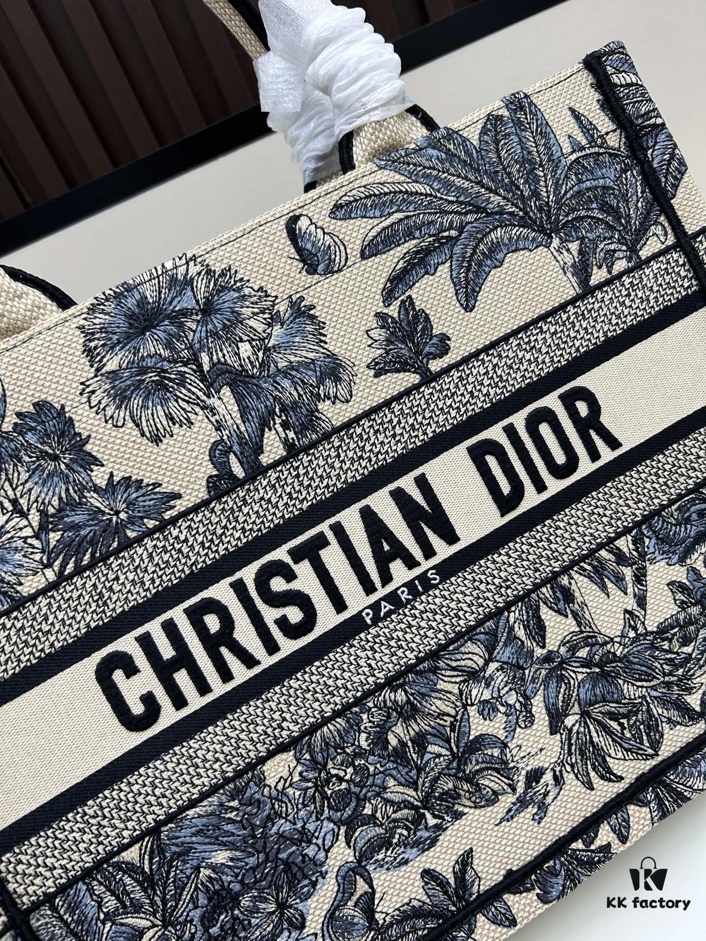 Authentic Dior Book Tote, Large and Medium Size