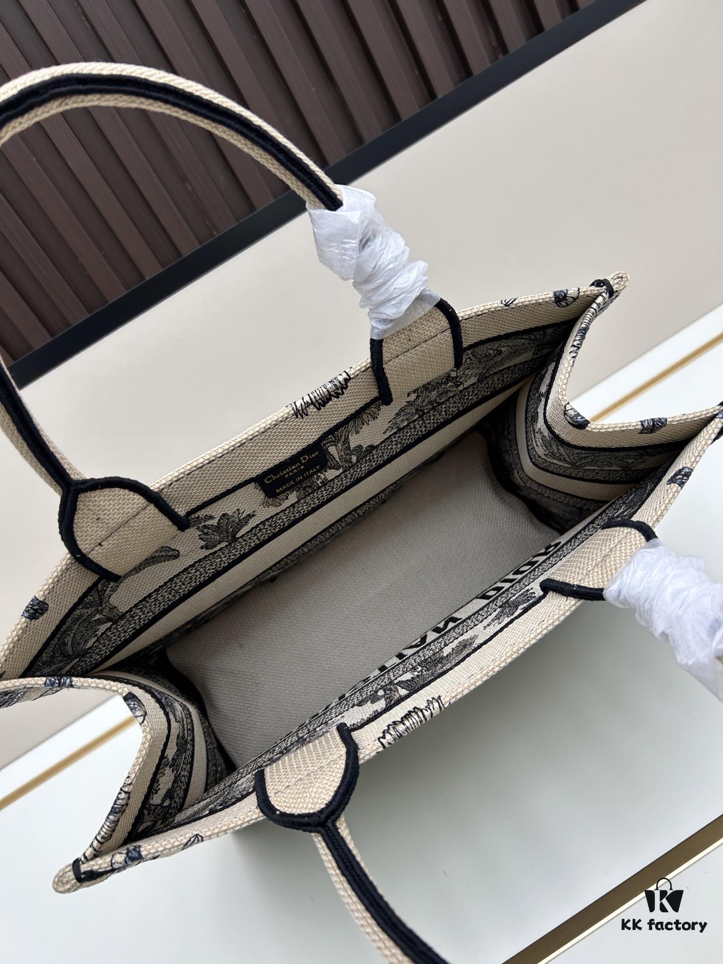 Authentic Dior Book Tote, Large and Medium Size