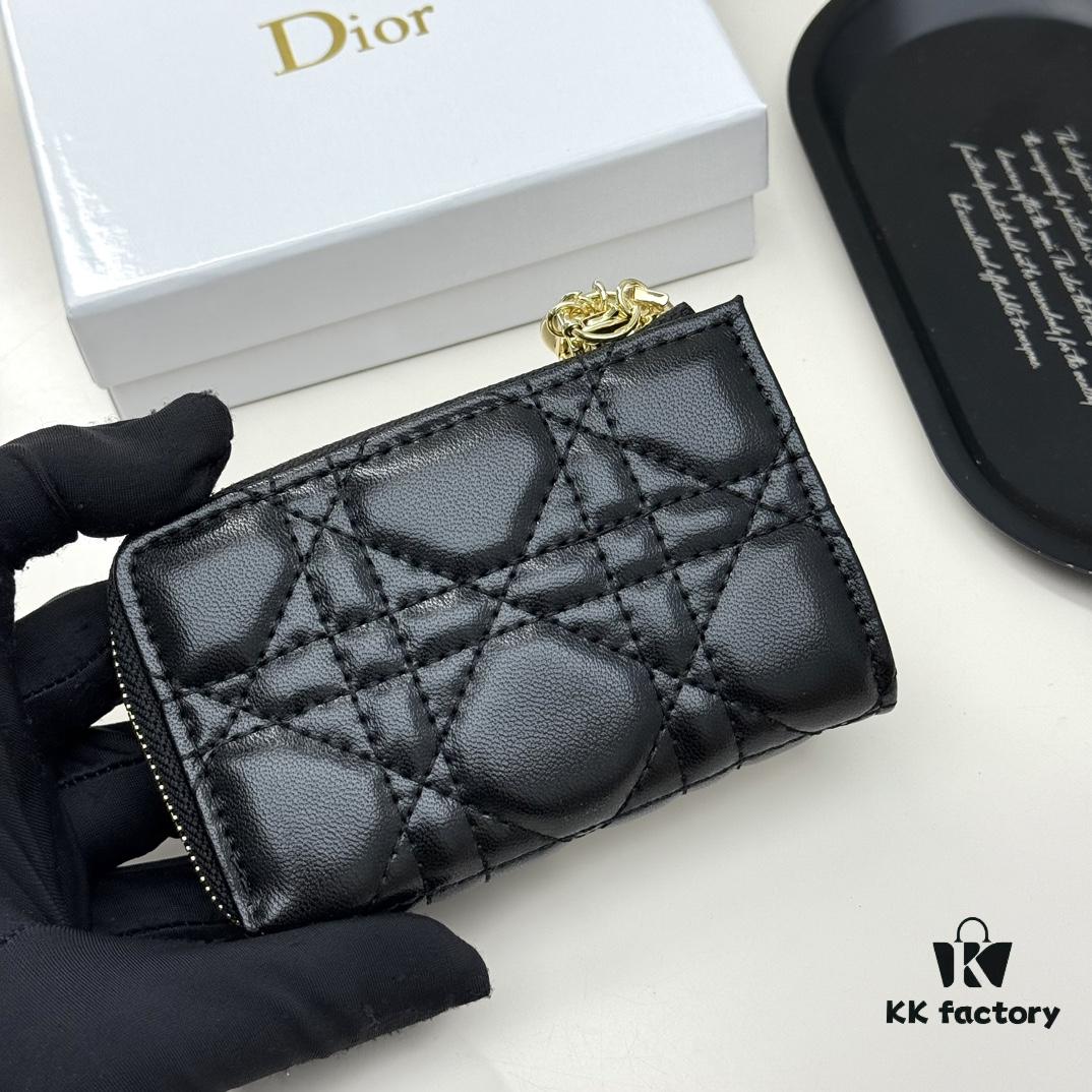 Dior 4778 Small Leather Goods in Black and Pink
