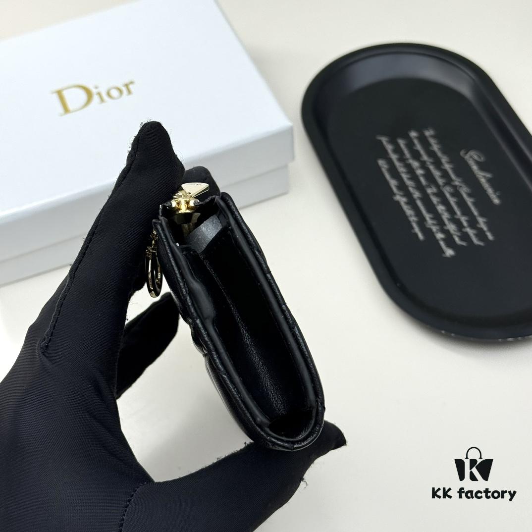 Dior 4778 Small Leather Goods in Black and Pink