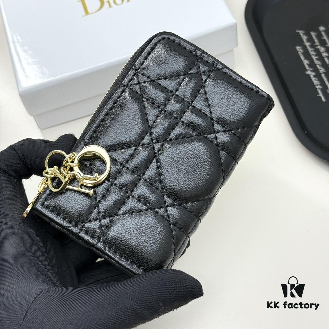 Dior 4778 Small Leather Goods in Black and Pink