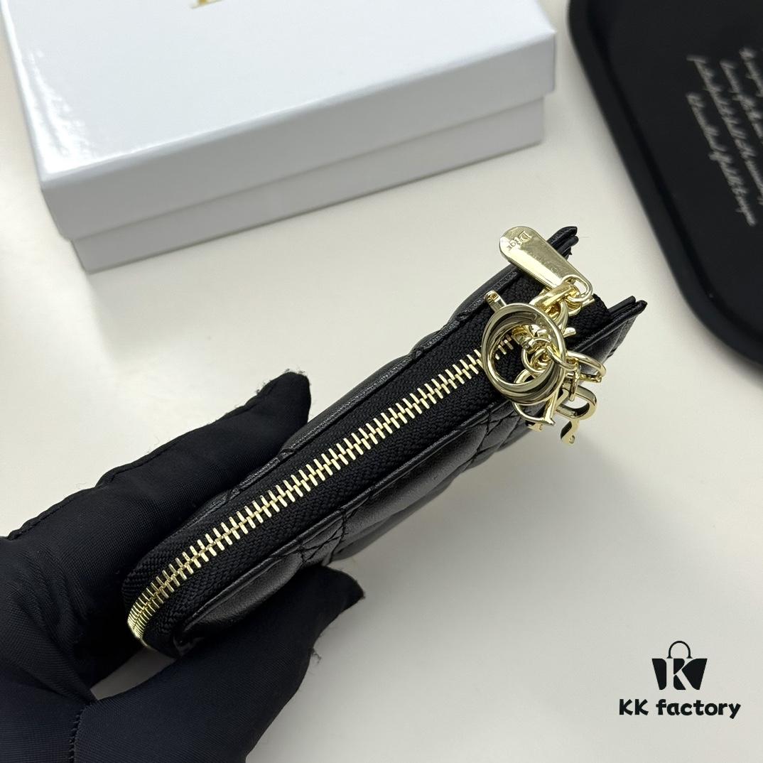 Dior 4778 Small Leather Goods in Black and Pink