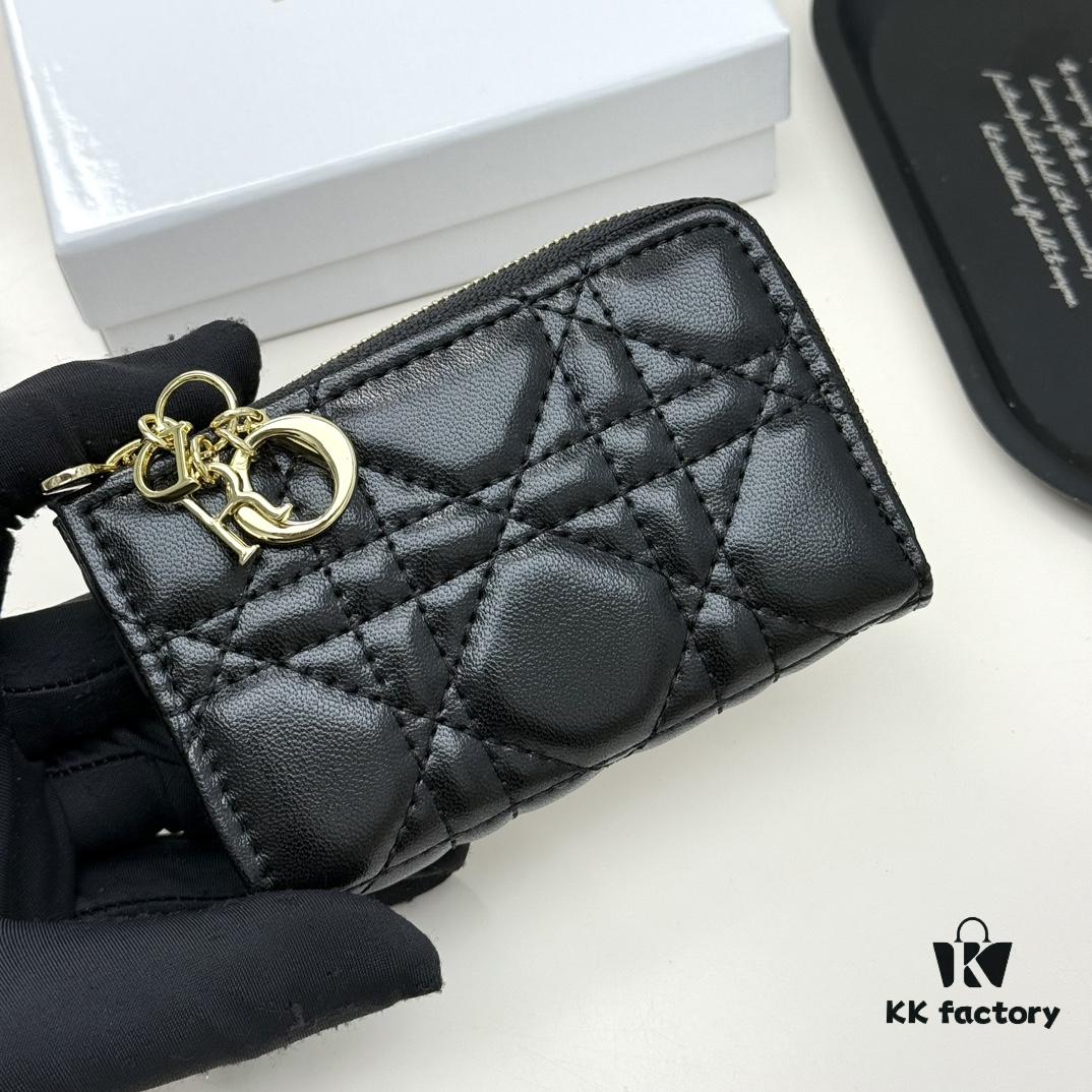 Dior 4778 Small Leather Goods in Black and Pink