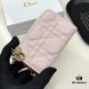 Dior 4778 Small Leather Pouch in Black and Pink