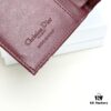 Dior 796 Black and Burgundy Mini Wallet