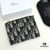 Dior 796 Black and Burgundy Mini Wallet