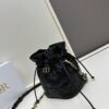 Dior Jolie Bucket Bag in Leather and Canvas, New 2025 Model