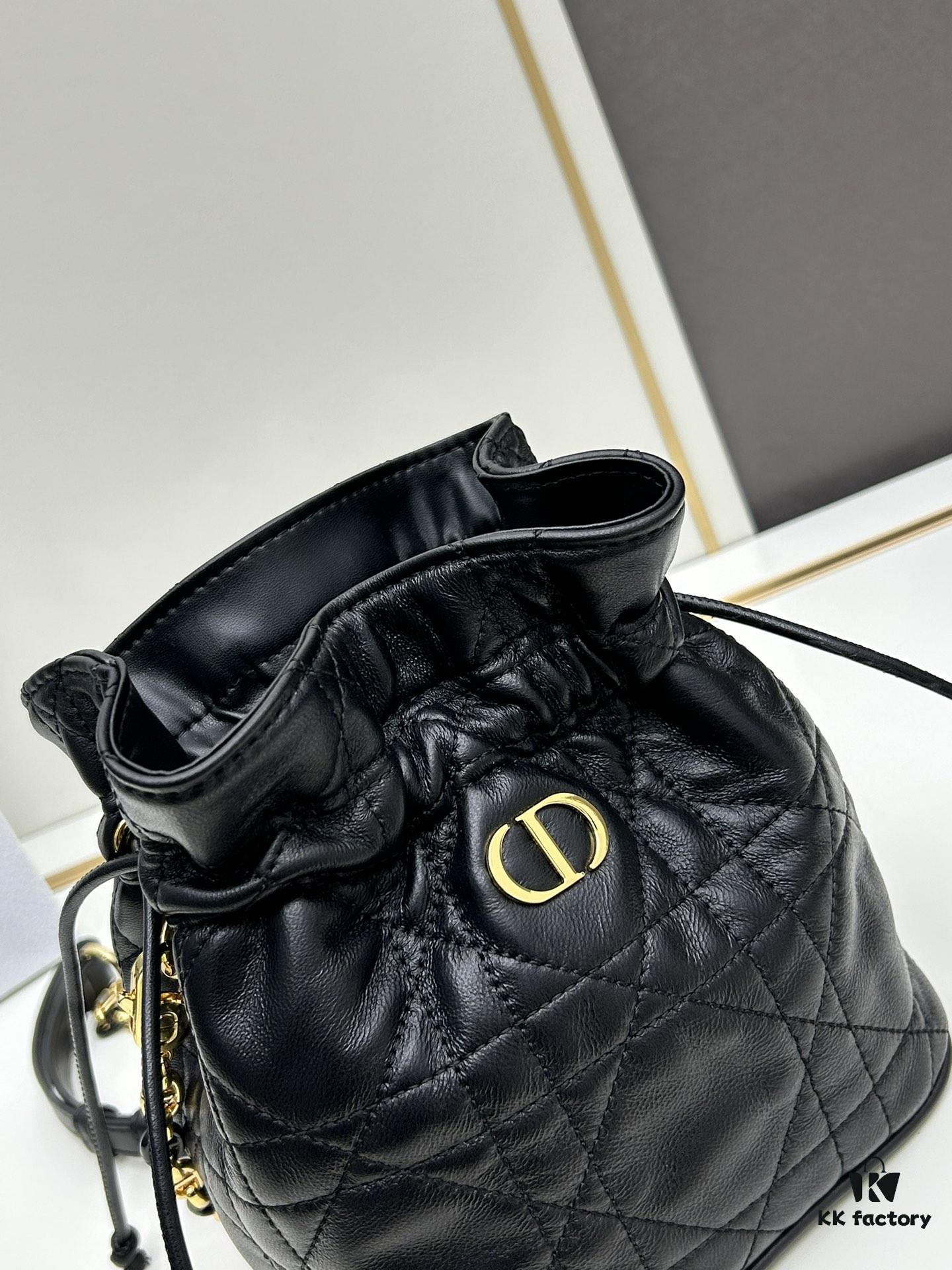 Dior Jolie Bucket Bag in Leather and Canvas, New 2025 Model