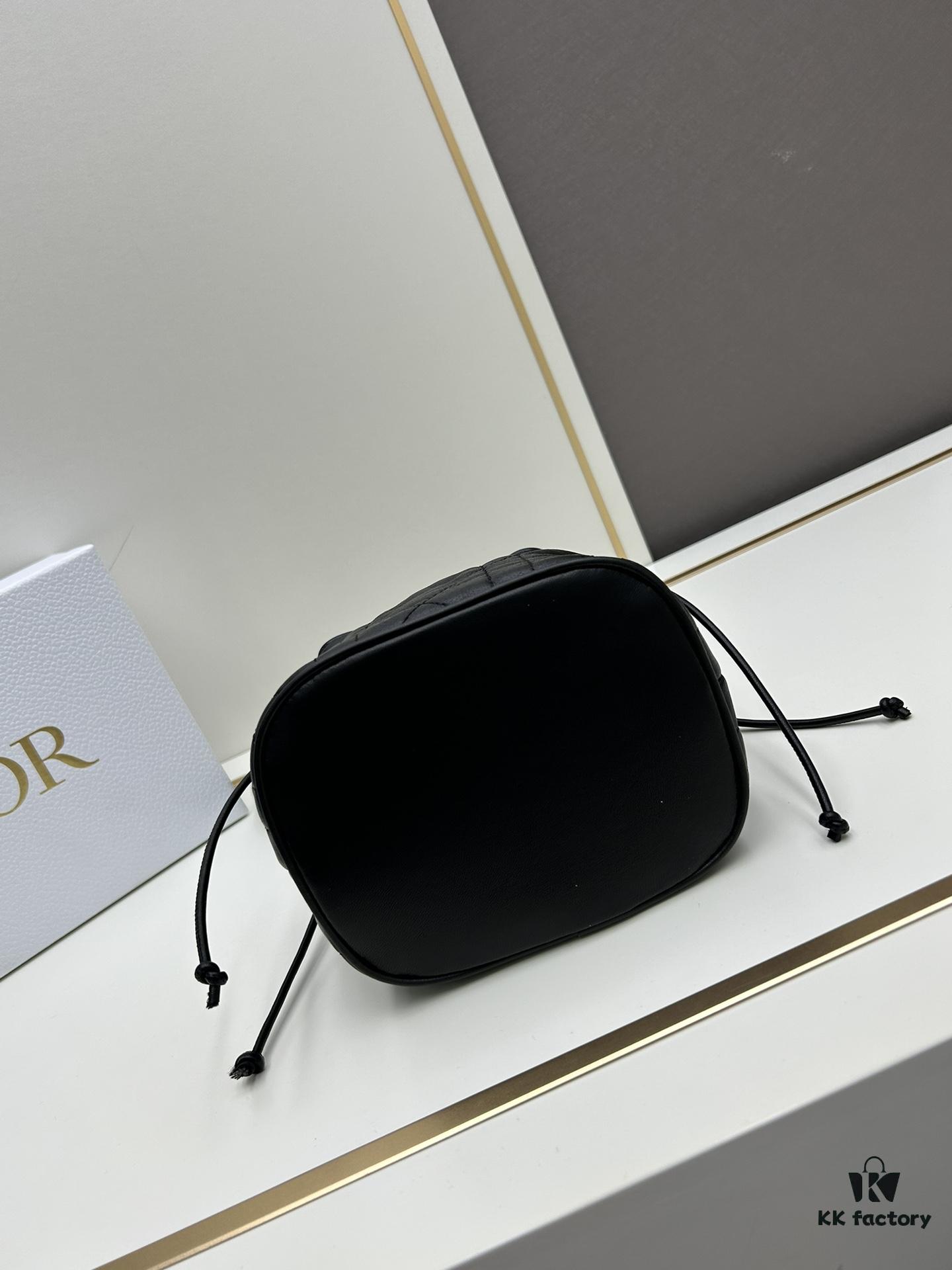 Dior Jolie Bucket Bag in Leather and Canvas, New 2025 Model