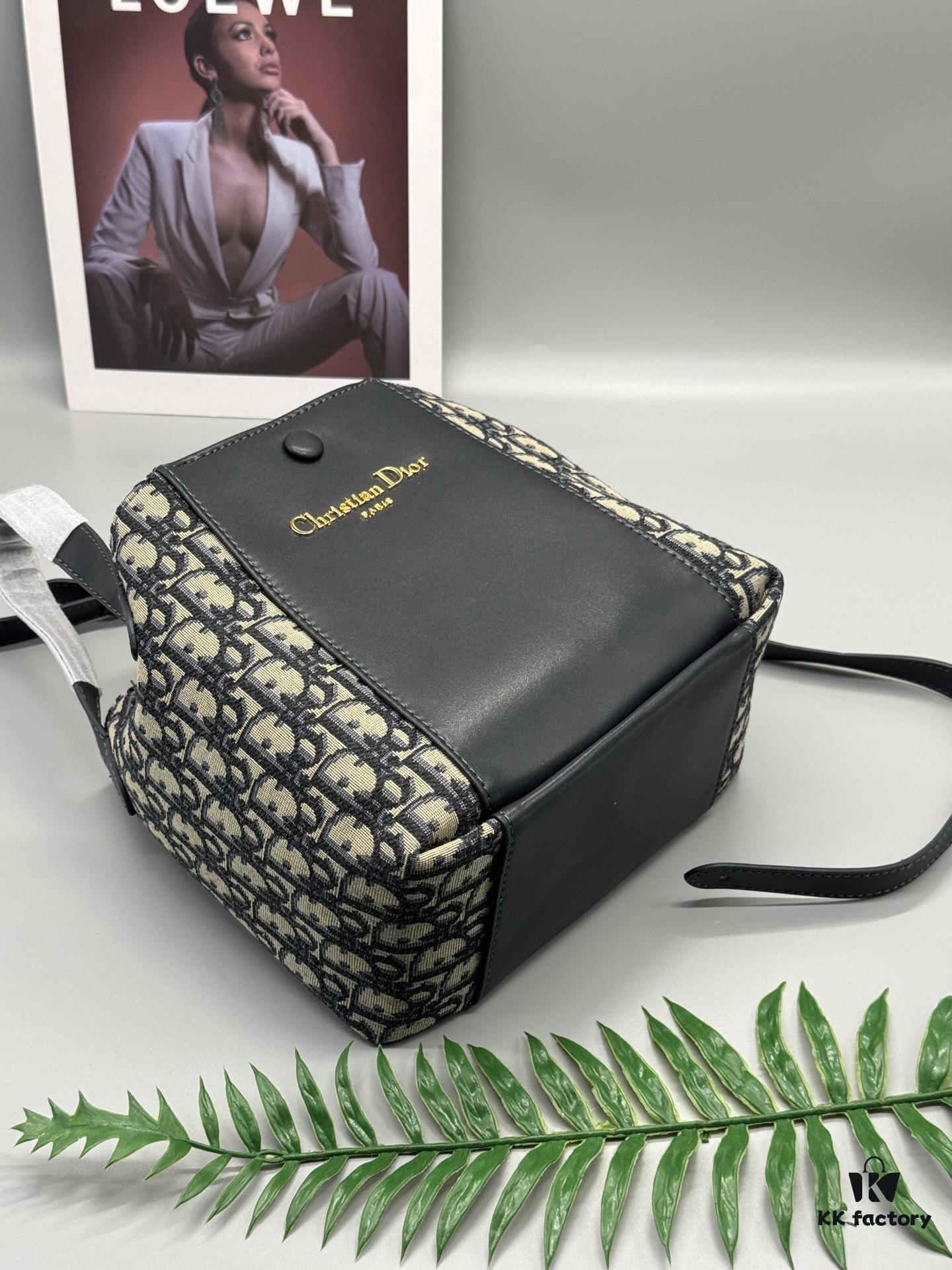 New Dior Signature Printed Bucket Bag
