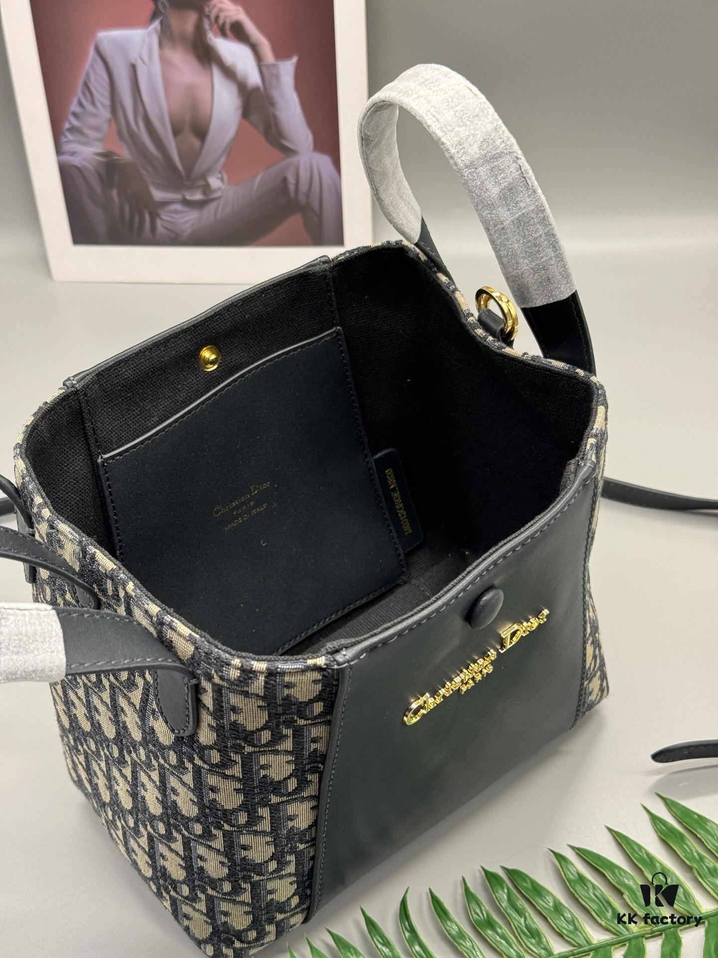 New Dior Signature Printed Bucket Bag