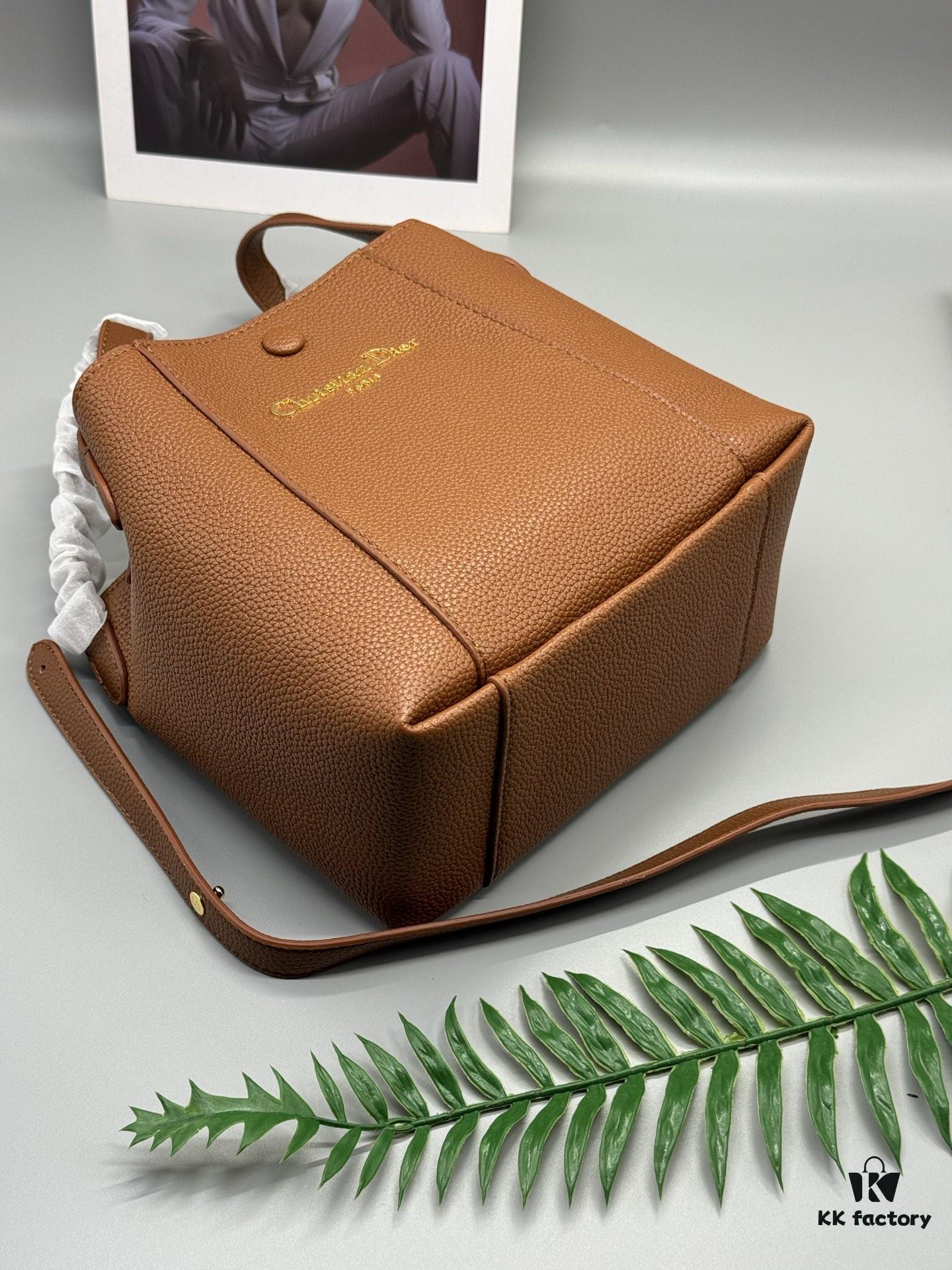 Dior New Signature Printed Bucket Bag 21*19*10cm