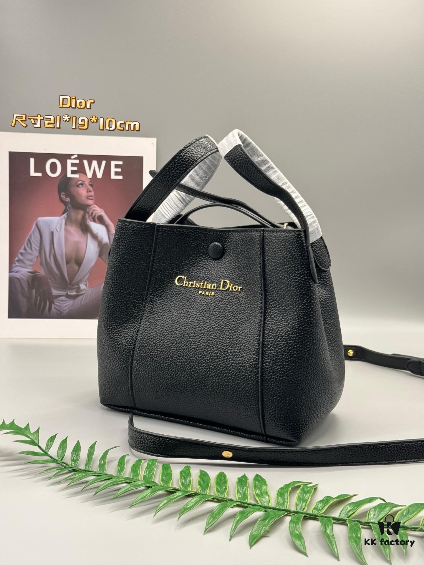 New Dior Signature Printed Bucket Bag 21*19*10cm