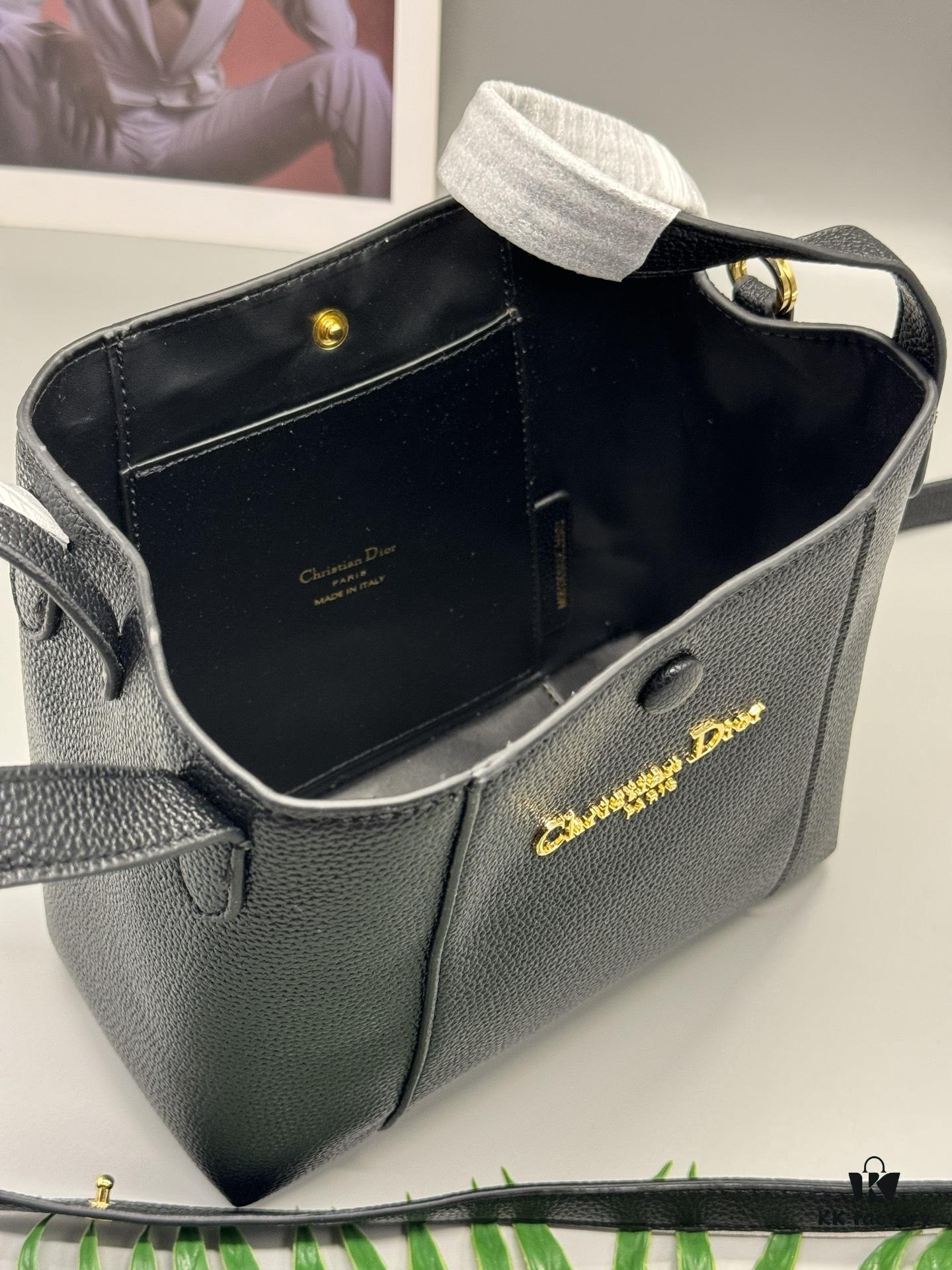 New Dior Signature Printed Bucket Bag 21*19*10cm