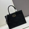 Dior High-Quality New Arrival Fall/Winter Large Book Tote Bag, Full Leather Embossed Design