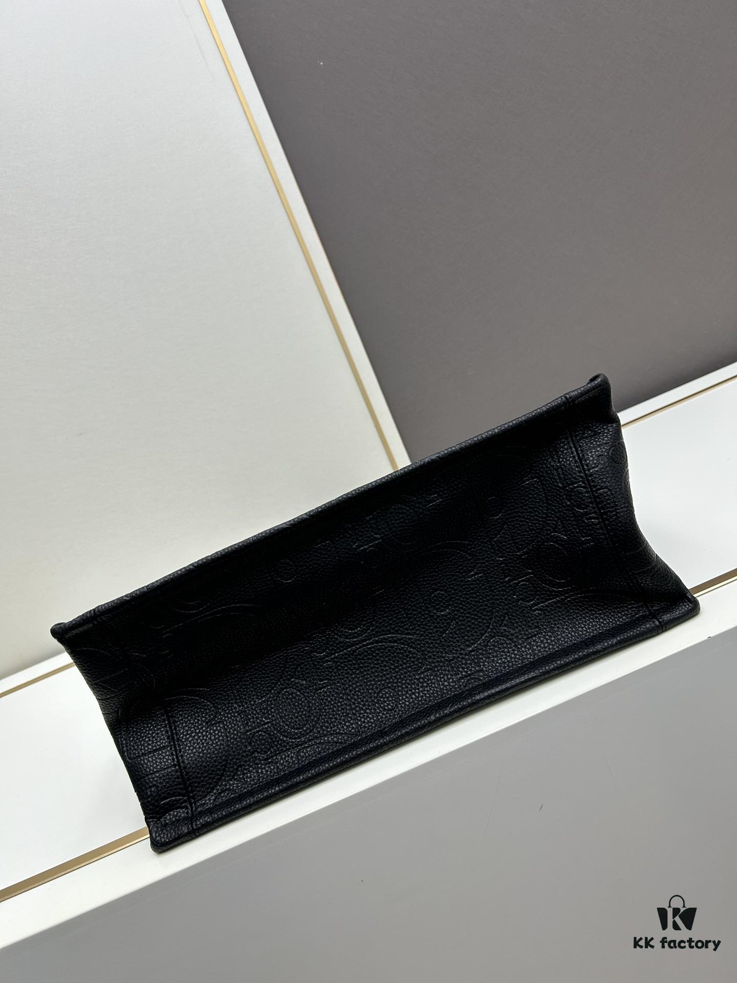 Dior High-Quality New Arrival Fall/Winter Large Book Tote Bag, Full Leather Embossed Design