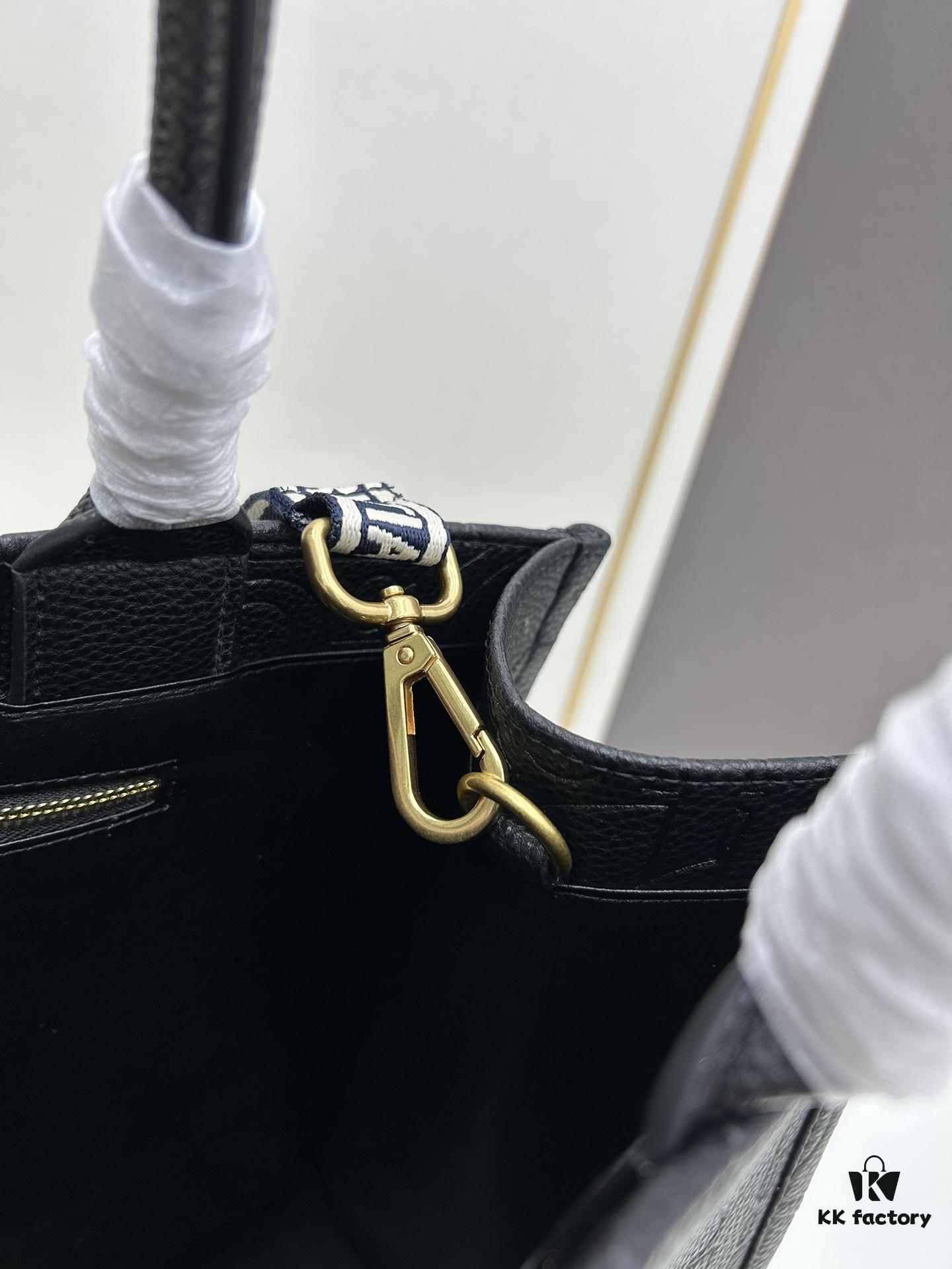 Dior High-Quality New Arrival Fall/Winter Large Book Tote Bag, Full Leather Embossed Design