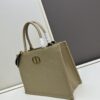 Dior High-Quality New Arrival Autumn-Winter Collection - Large DIOR Book Tote Bag, Full Leather Embossed Design