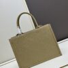Dior High-Quality New Arrival Autumn-Winter Collection - Large DIOR Book Tote Bag, Full Leather Embossed Design