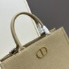 Dior High-Quality New Arrival Autumn-Winter Collection - Large DIOR Book Tote Bag, Full Leather Embossed Design