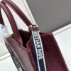 Dior High-Quality New Arrival Fall/Winter Small Book Tote Bag, Full Leather Embossed Design