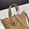 Large 360 and Small First-Layer Leather Dior Toujours Vertical Handbag