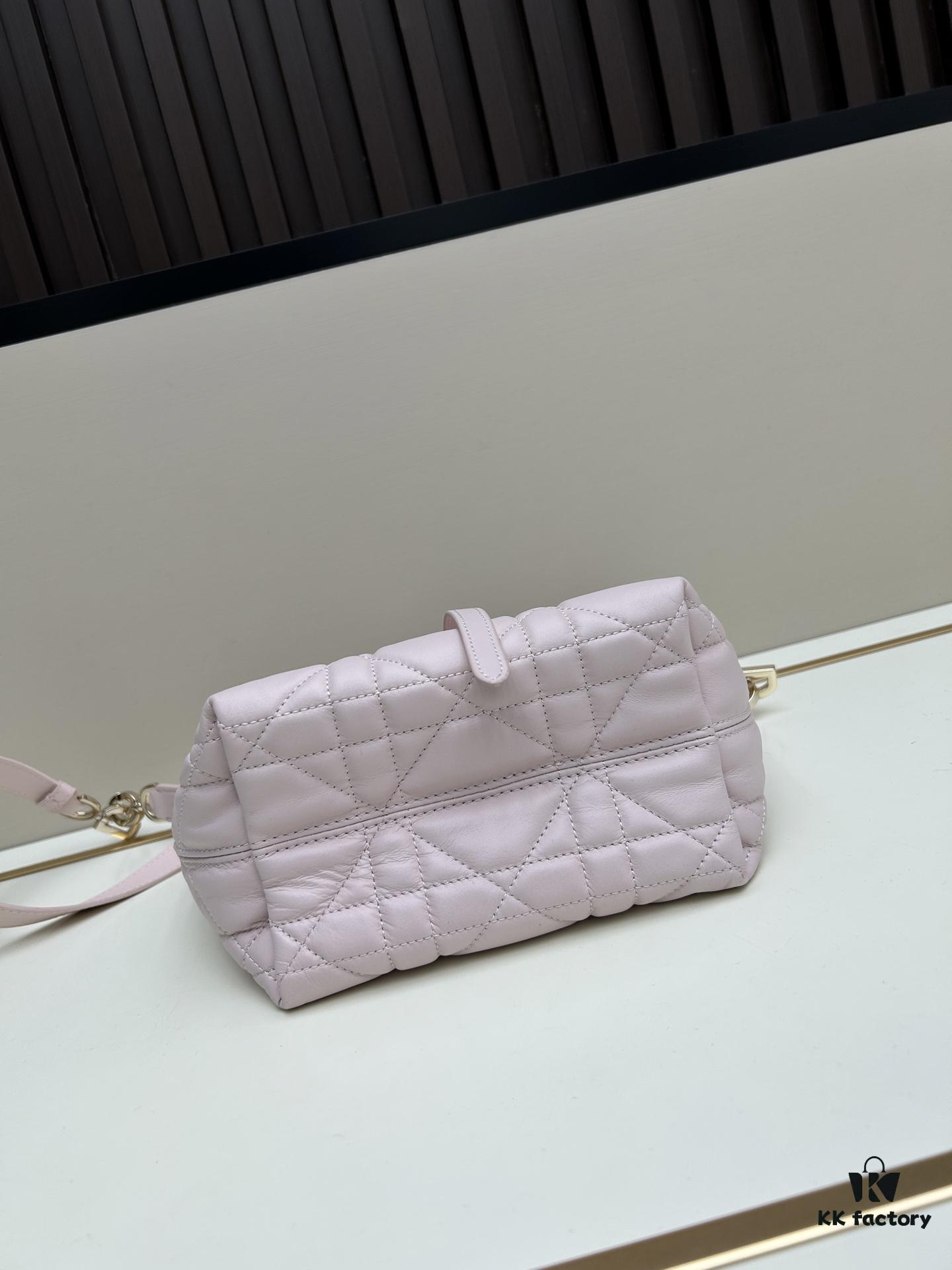 Dior Toujours Vertical Handbag in First-Layer Calfskin with Large Quilting