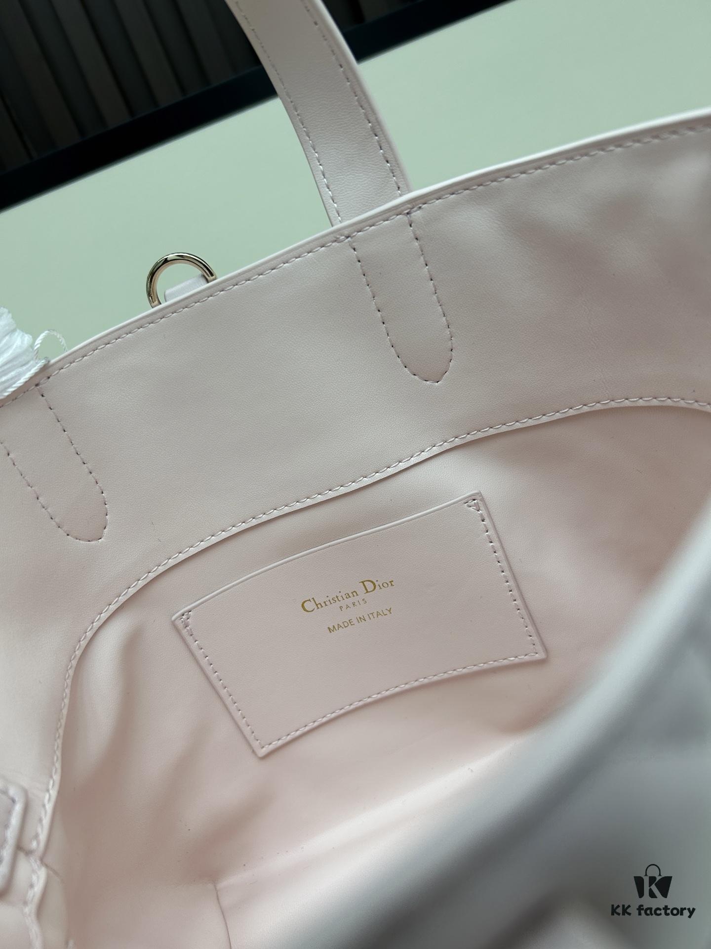 Dior Toujours Vertical Handbag in First-Layer Calfskin with Large Quilting