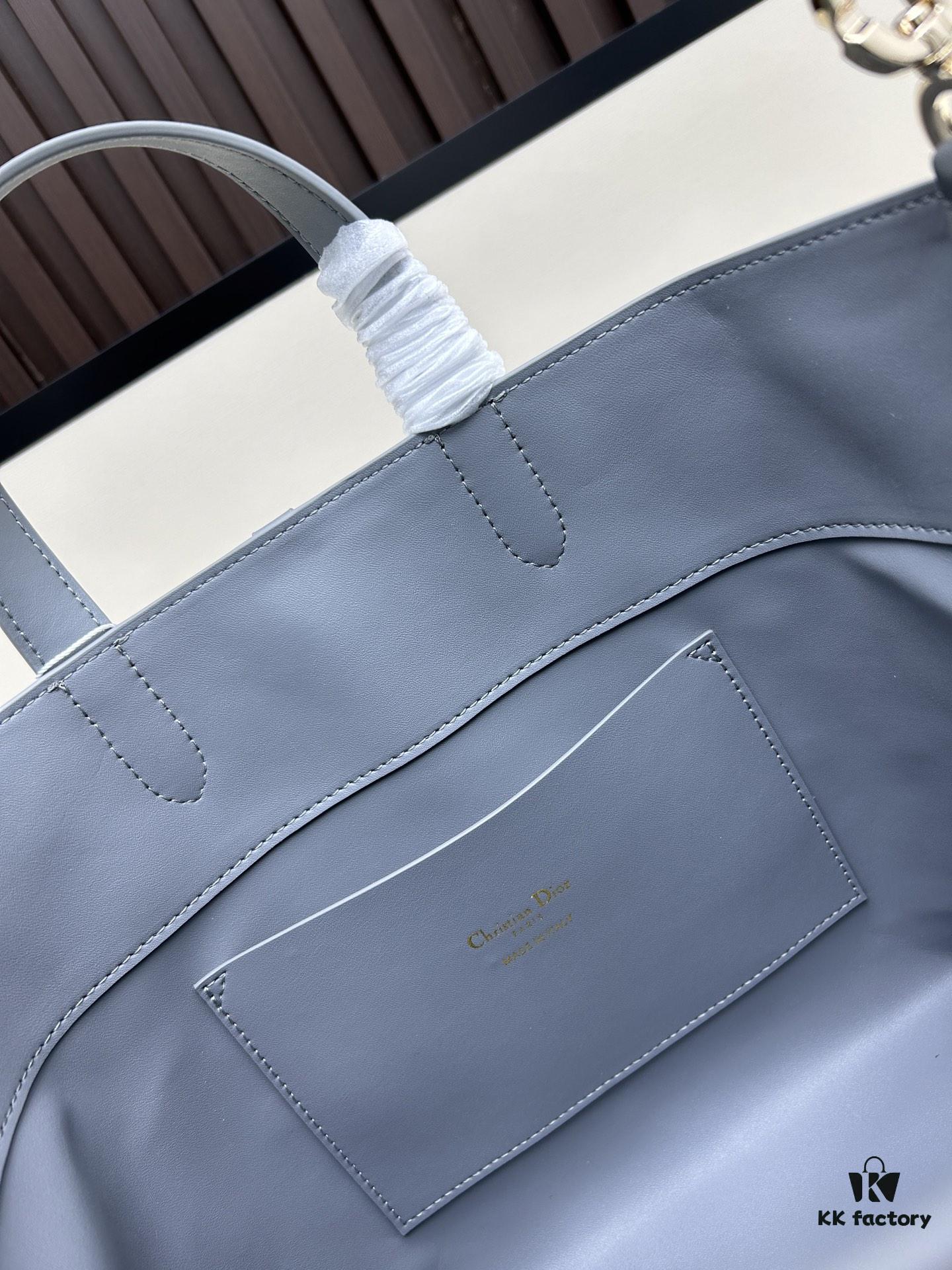 Dior Toujours Medium and Small Vertical Handbag in Claret Beige Calfskin Leather with Cannage Stitching