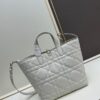 Medium and Small Dior Toujours Vertical Handbag in First-Layer Calfskin with Large Quilting