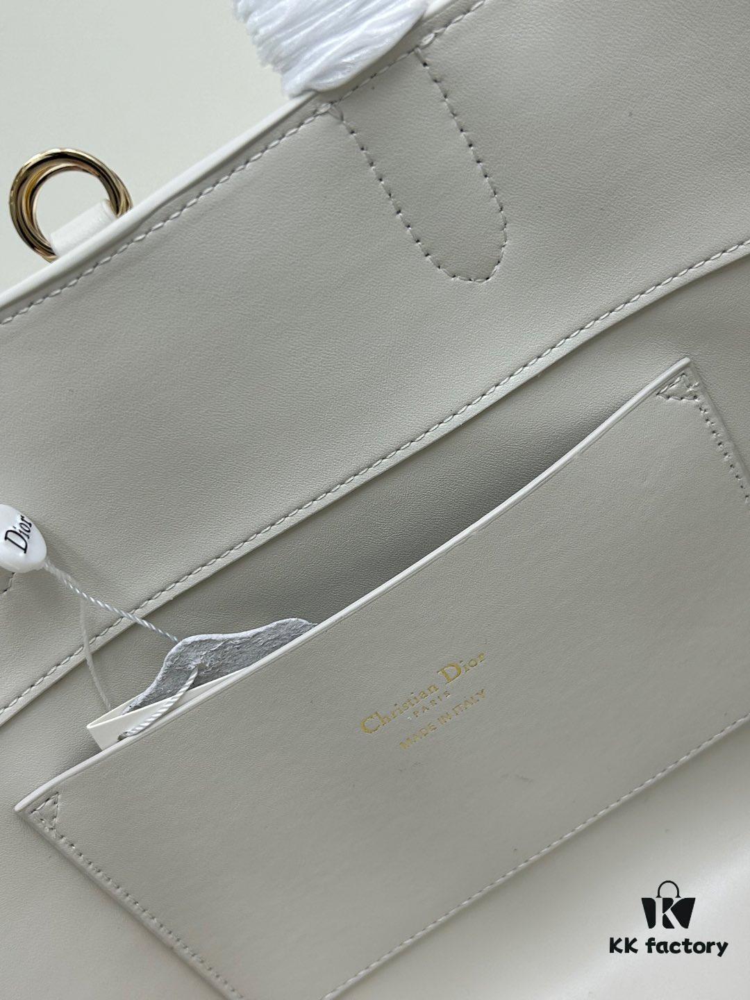 Medium and Small Dior Toujours Vertical Handbag in First-Layer Calfskin with Large Quilting