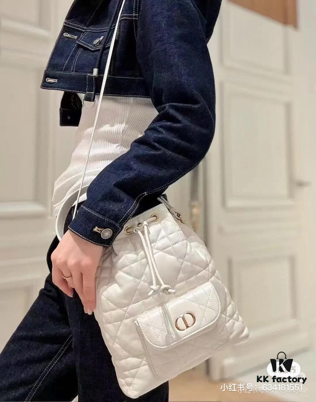 Large DIOR Caro Bucket Bag from the 2025 Autumn Ready-to-Wear Collection
