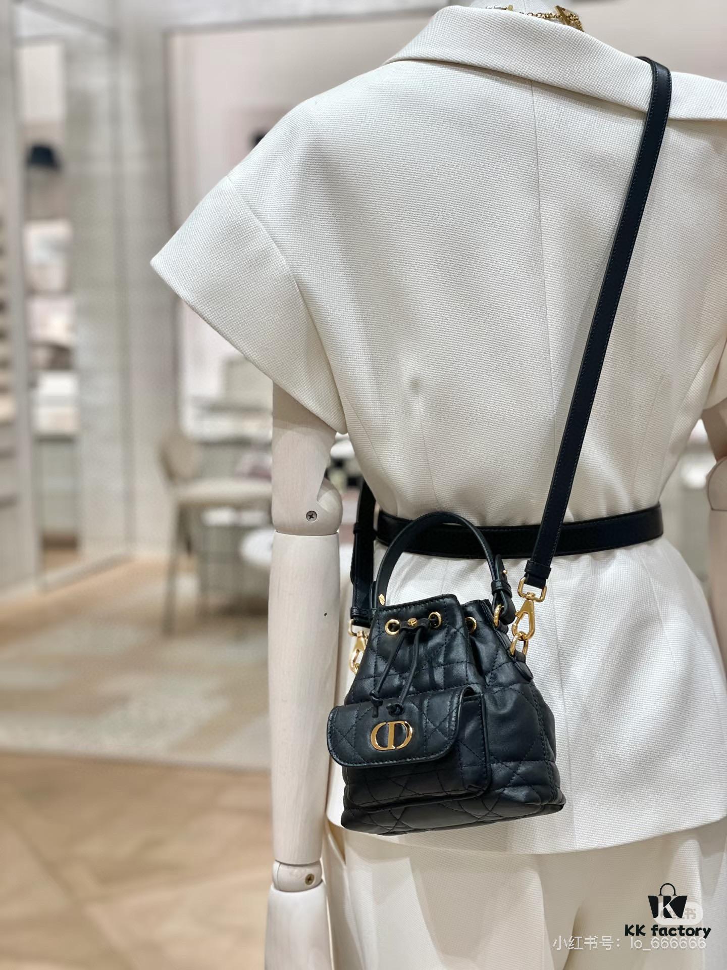 Dior Caro Small Bucket Bag from the Fall 2025 Ready-to-Wear Collection