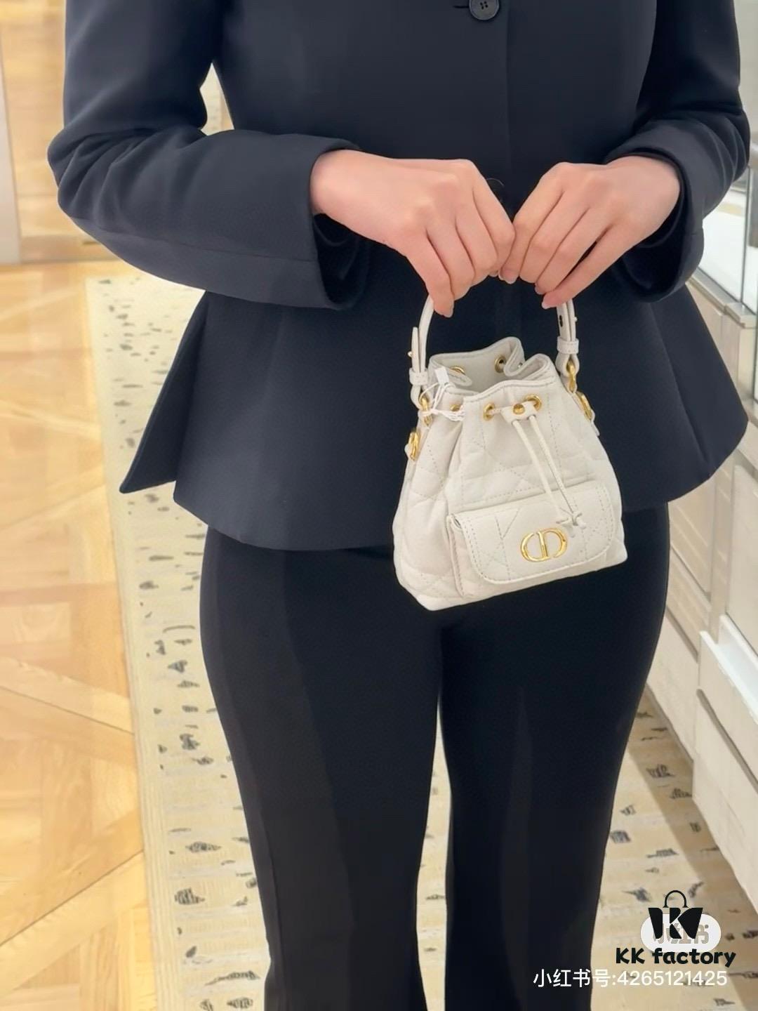 Dior Caro Small Bucket Bag from the Fall 2025 Ready-to-Wear Collection