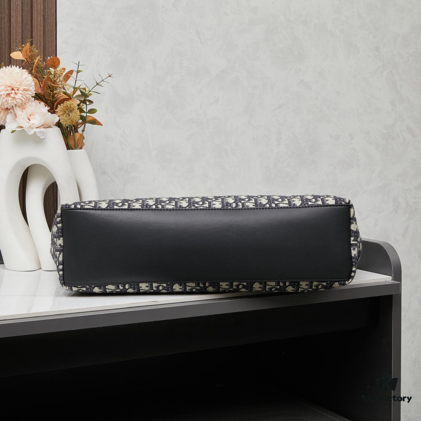 Dior Toujours Handbag (Blue Fabric)