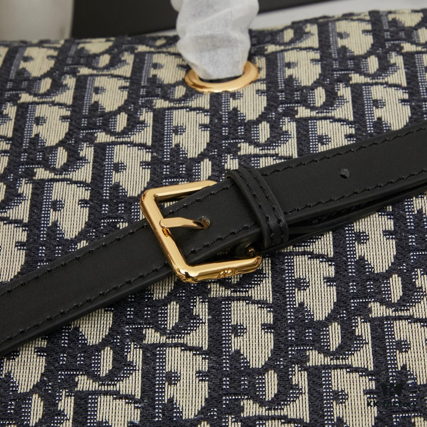 Dior Toujours Handbag (Blue Fabric)