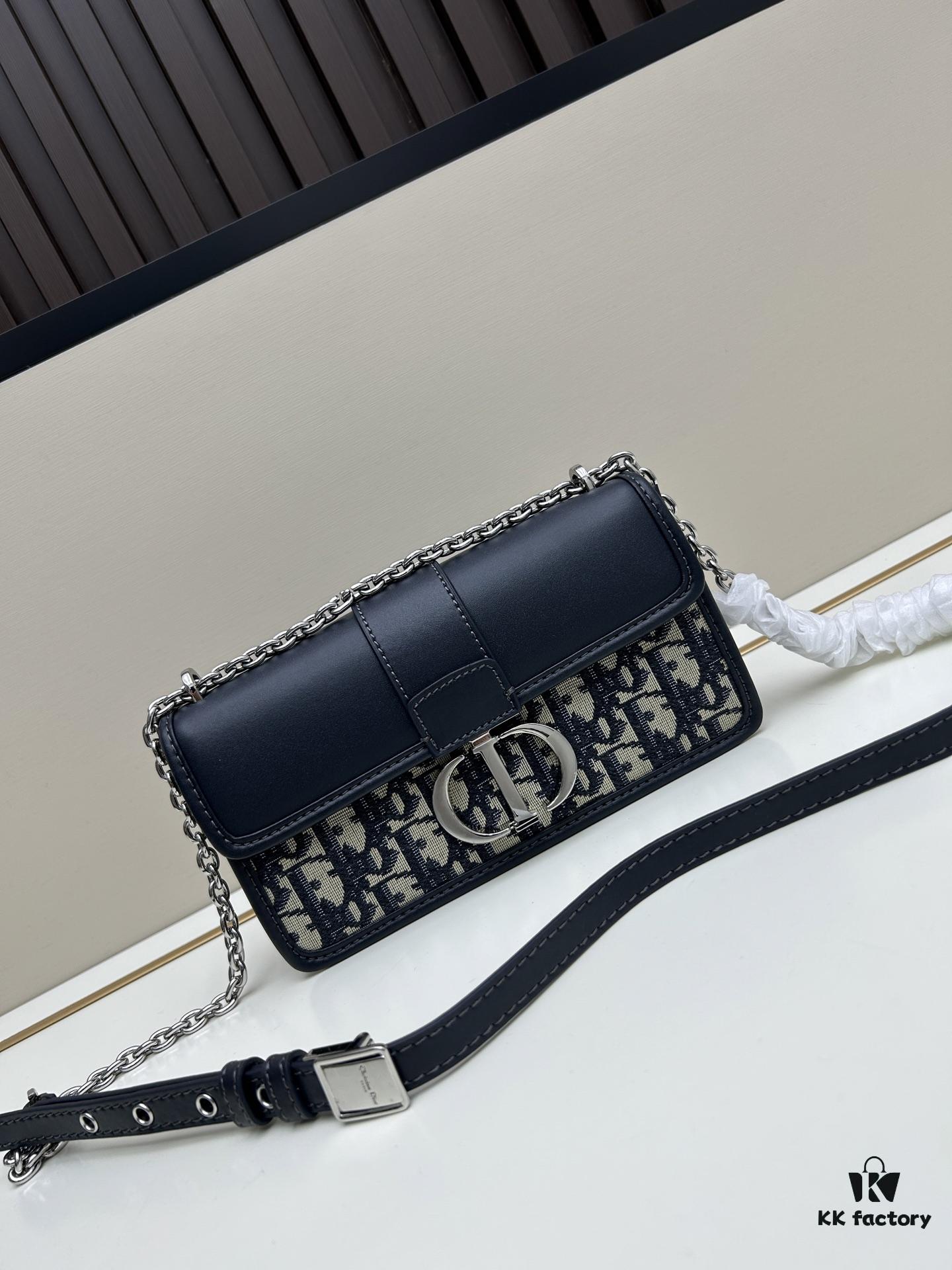 Small Size Authentic Silver Hardware Dior 30 Montaigne Bag with Box