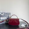 Small 30 Montaigne Avenue Top Handle Bag in Patent Lambskin