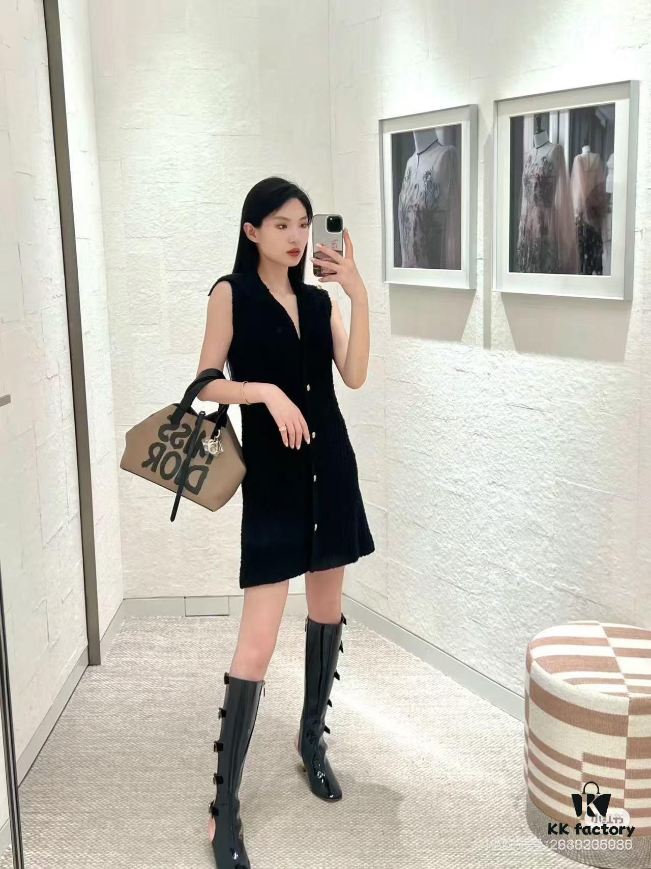 Groove Boston Mini Handbag, Dior Top-Quality Original Leather