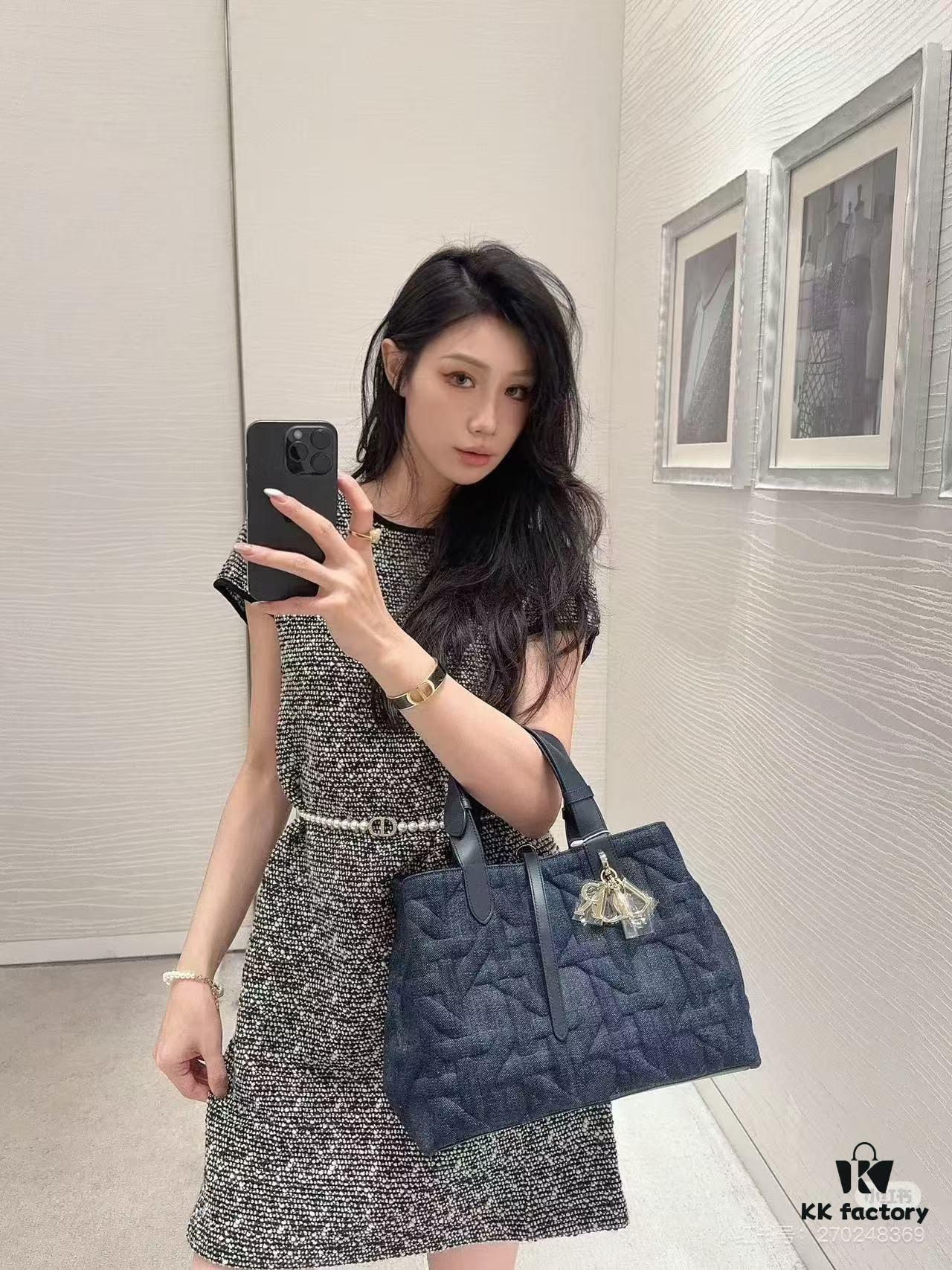 Groove Boston Mini Handbag, Dior Top-Quality Original Leather