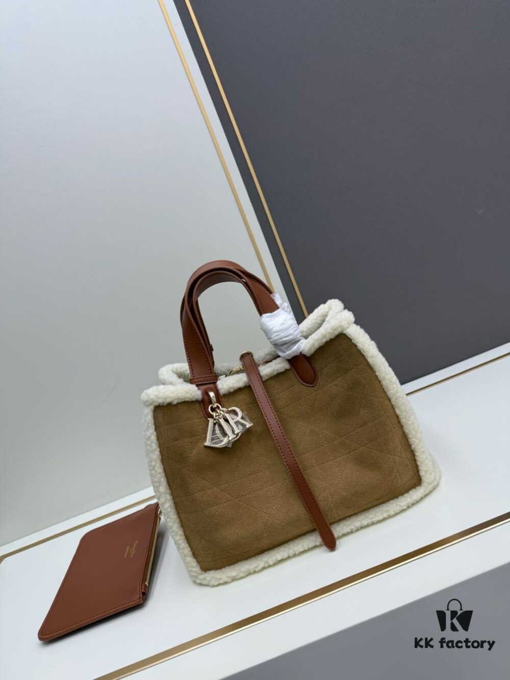 Groove Boston Mini Handbag, Dior Top-Quality Original Leather