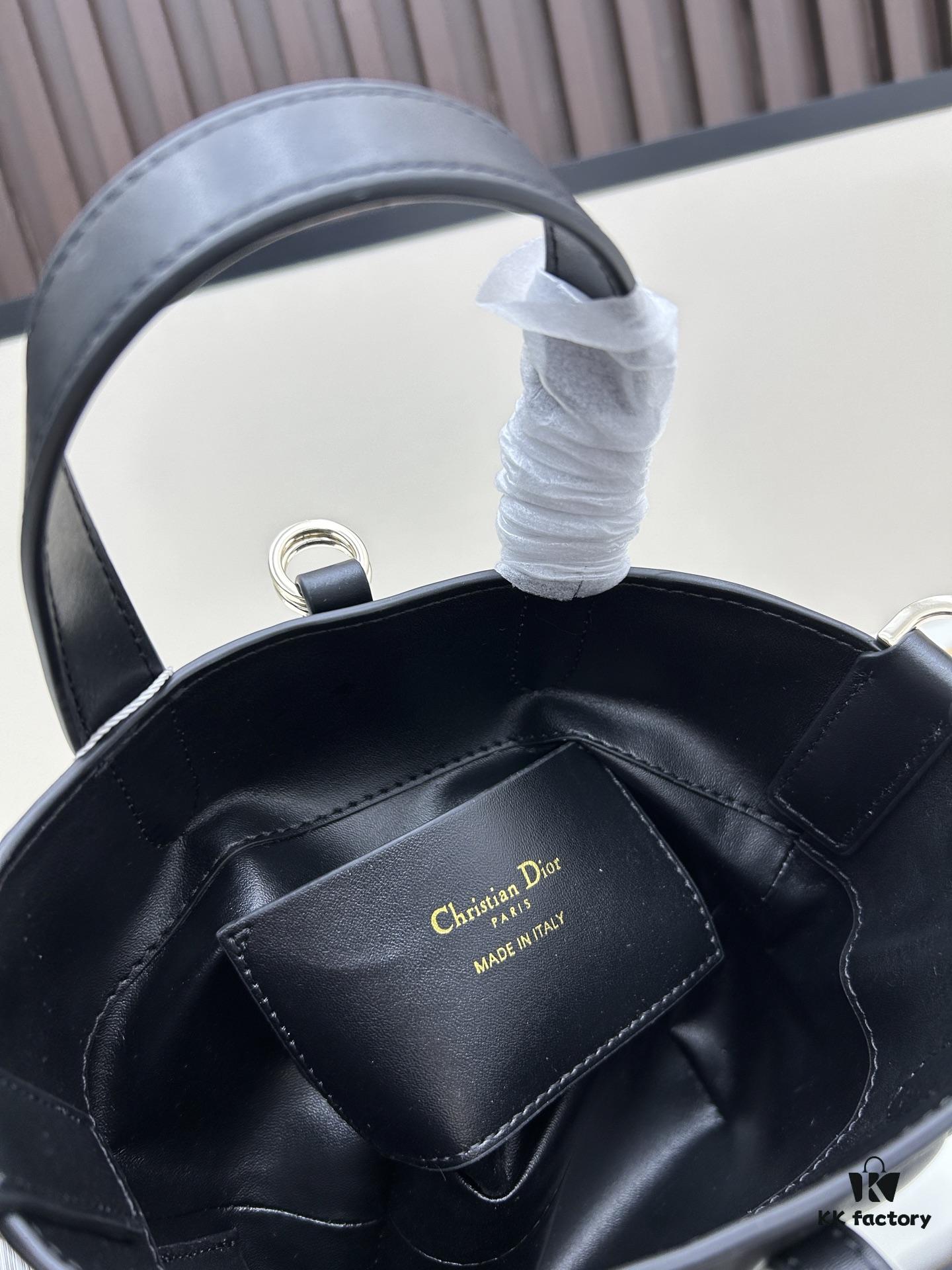 Dior Toujours Vertical Handbag in Blush Beige Calfskin Leather