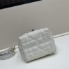 Dior Toujours Vertical Handbag in Blush Beige Calfskin with Quilted Diamond Stitching