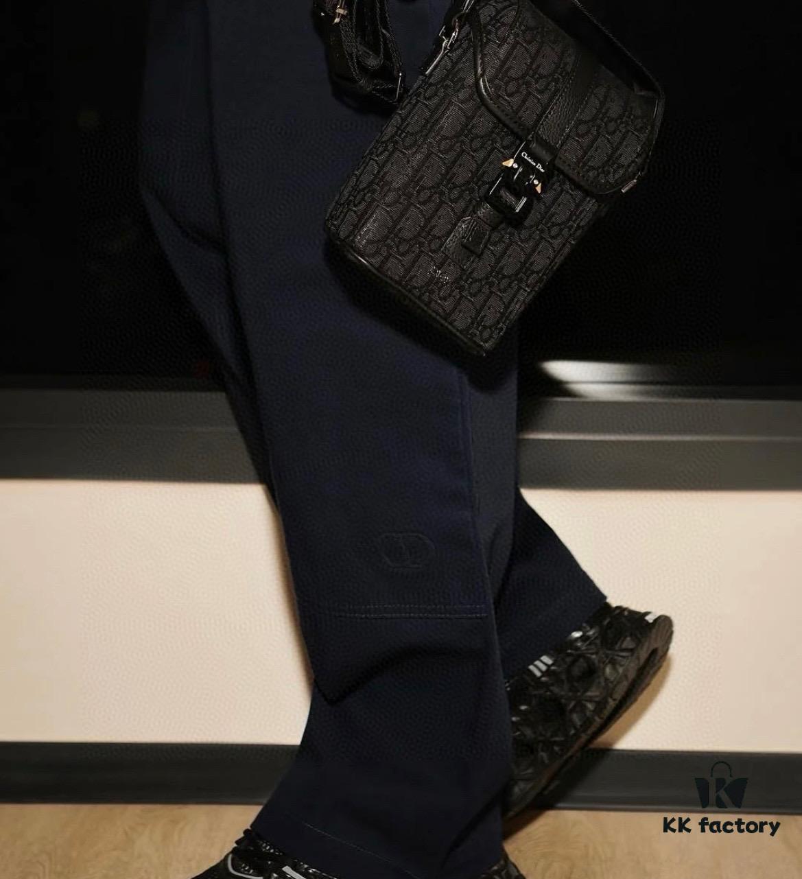 Dior Hit The Road Mini Vertical Flap Messenger Bag