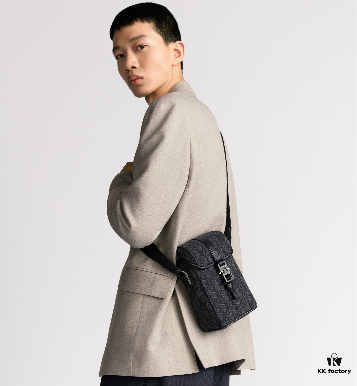 Dior Hit The Road Mini Vertical Flap Messenger Bag